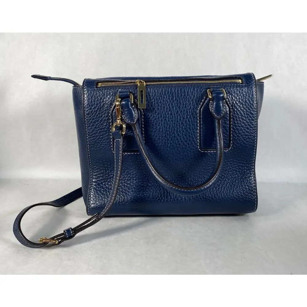 Michael Kors Selby Medium Satchel Handbag $350 MSRP Leather Purse